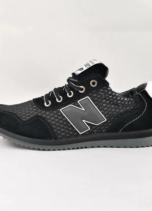 Кроссовки мужские new balance сеточка черные (размеры: 41,43,44)4 фото