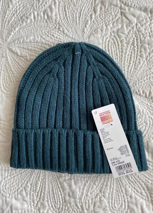 Шапка біні uniqlo ribbed beanie6 фото