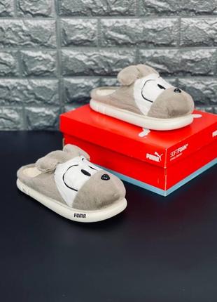 Тапочки пума puma капці домашні стильні пума, хіт продаж!