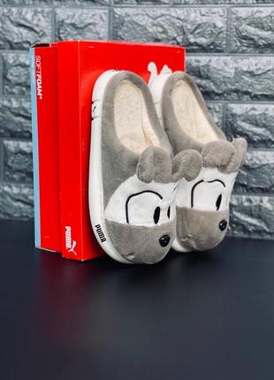Тапочки пума puma капці домашні стильні пума, хіт продаж!