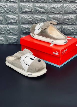 Тапочки пума puma капці домашні стильні пума, хіт продаж!