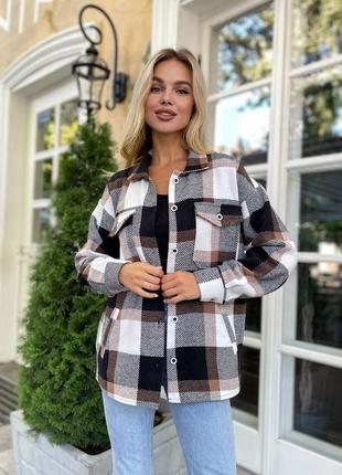 Женская повседневная теплая кашемировая рубашка, очень комфортная