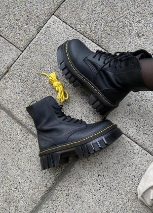 Жіночі чоботи dr. martens jadon audrick black (хутро)10 фото