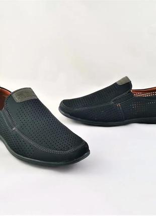 Мужские мокасины летние кроссовки сеточка туфли черные (размеры: 41,42,43,44,45,46)8 фото