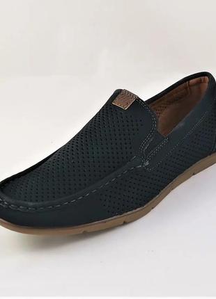 Мужские мокасины летние кроссовки сеточка туфли черные (размеры: 41,43)10 фото