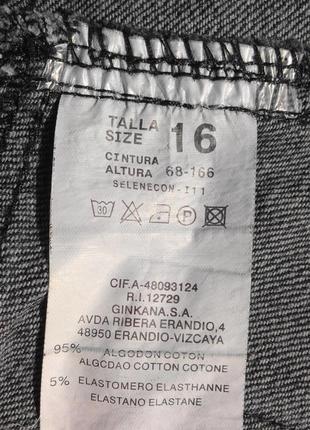 Ginkana. джинсовые короткие шорты с цветными стразами. испания.7 фото