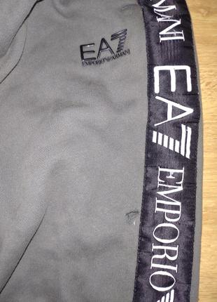 Ea7 emporio armani спортивные брюки с брендовыми лампасами4 фото