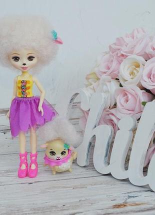 Фирменная кукла ланчанималис овечка жерна балерина enchantimals lorna lamb ballerina оригинал