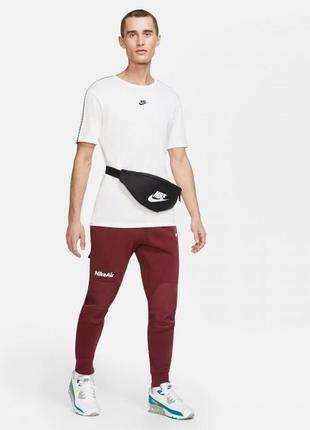 Сумка на пояс (бананка) nike heritage waistpack-fa21 черная (db0490-010)7 фото