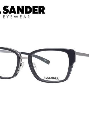 Новая титановая оправа jil sander оригинал премиум очки графит жиль зандер1 фото
