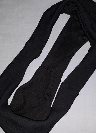 Низ от купальника женские плавки размер 42 / 8 xs черный бикини бразилианы4 фото