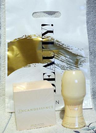 Набір: парфумированная вода incandessence 50 мл і дезодарант avon1 фото