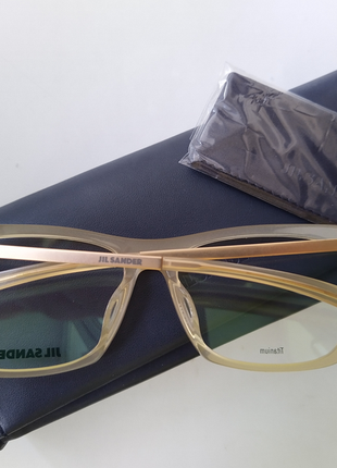 Новая титановая оправа jil sander оригинал очки премиум жиль сандер джил (унисекс)7 фото