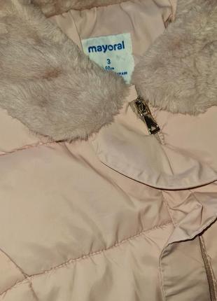 Mayoral 2-3р 98см, куртка деми на меху3 фото