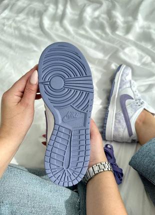 Nike dunk light purple7 фото