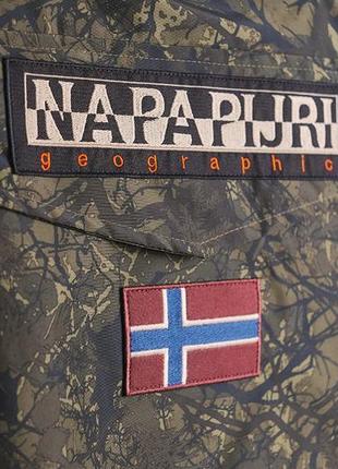 Куртка анорак napapijri rainforest winter pocket 2 anorak camo - s3 фото