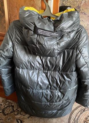 Зимняя куртка пуховик с капюшоном lusskiri enjoy yourself2 фото