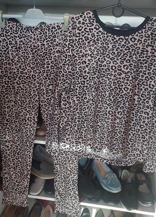Пижама леопардовая р.52-541 фото