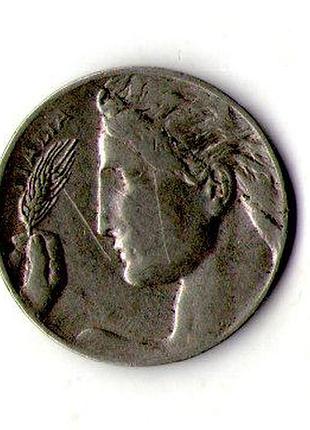 Італія 20 чентезімо 1920 рік №1217