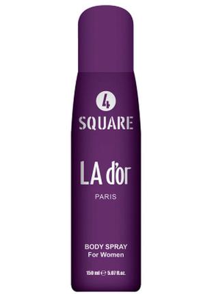 Жіночий дезодорант-спрей 4 square la d'or, 150 мл