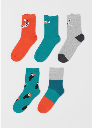 Носки 25 тигр 27 тукан слон носки 26 носков носки детские зверьки