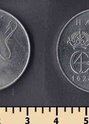Норвегия 5 крон,1978  350 лет норвежской армии №714