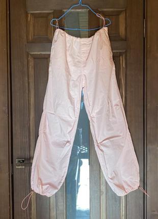 Карго брюки розовые pink cargo pants y2k grunge 2000