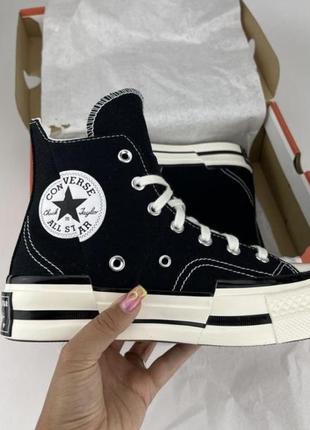 Кеди converse chuck 70 plus a00916c чорні, оригінальні кеди конверс