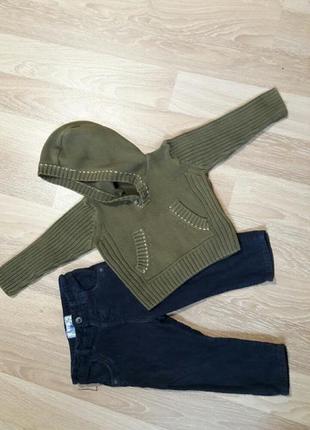 Свитер коттоновый с капюшоном cherokee