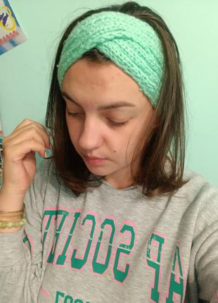 Тепла ментолова пов'язка на голову