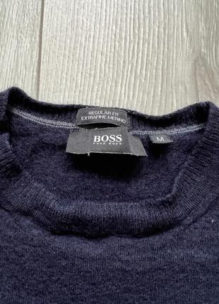 Шерстяной детский свитер hugo boss size m 10-12 лет2 фото