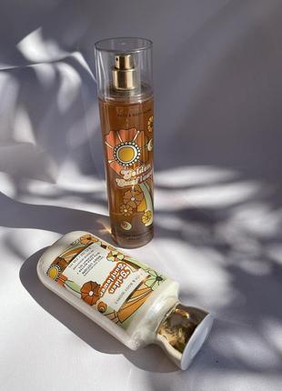 Набор для тела golden sunflower от bath &amp; body works2 фото