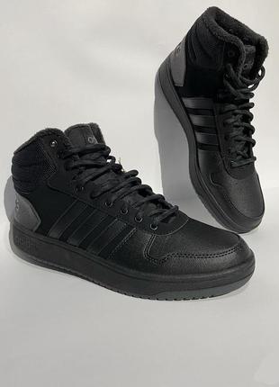 Ботинки мужские adidas hoops 2.0 mid (зимние) b44621