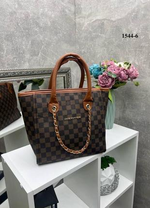 Коричневая сумка женская   стильная  удобная на каждый день