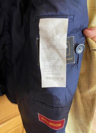 Шикарный достойный шерстяной пиджак блейзер 52-54 р7 фото