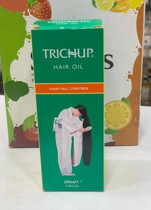 Trichup hair oil. hair fall control. масло против выпадения волос. 100мл