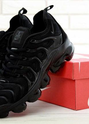 Мужские кроссовки nike vapormax plus black 41-42-43-44-45