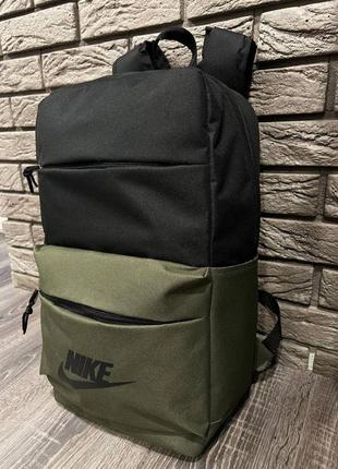 Рюкзак черный/хаки big bag с логотипом nike