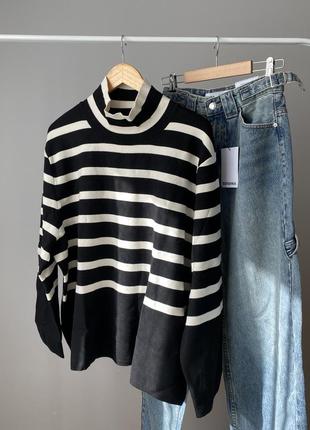 Светр в смужку h&m 1169363002