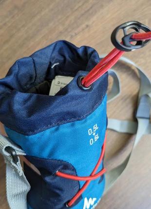 Туристична сумка для пляшки quechua ізотермічний чохол для фляги 0,5-0,68 фото