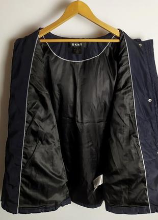 Пальто стеганое с капюшоном dkny3 фото