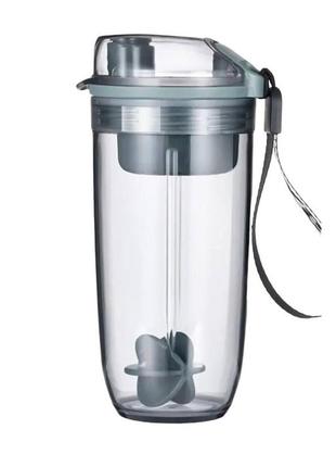 Шейкер тритановый 400 мл для фитнеса.