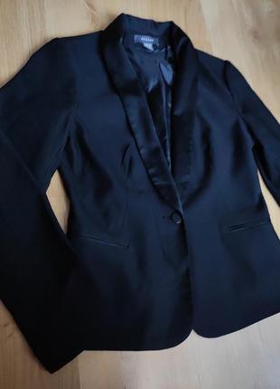 Базовый черный пиджак жакет м л3 фото