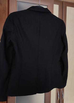 Базовый черный пиджак жакет м л2 фото