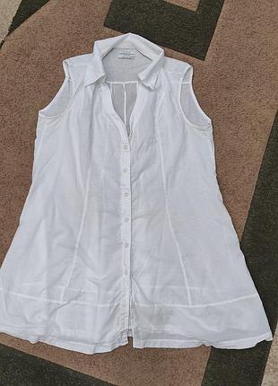Белая блузка блуза рубашка рубашка можно для беременных белая