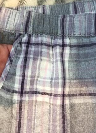 Жіночі фланелеві піжамні штани f&f3 фото