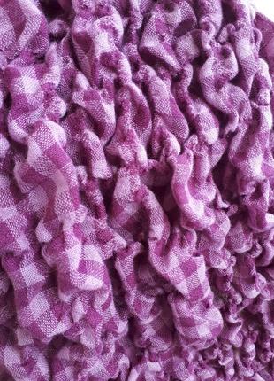 Новий з біркою шарф палантин italia vogs в клітку весняний відмінний подарунок2 фото