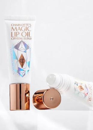 Charlotte tilbury magic lip oil crystal elixir масло для губ олійка блиск