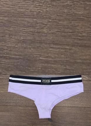 Стильные хлопок сиреневые фиалковые трусики в спортивном стиле "victorias secret» м