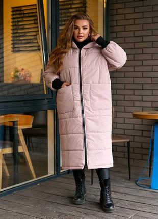 Жіноча зимова довга куртка пальто,женское зимнее зимнее пальто длинное пальто куртка,зимова куртка балонова